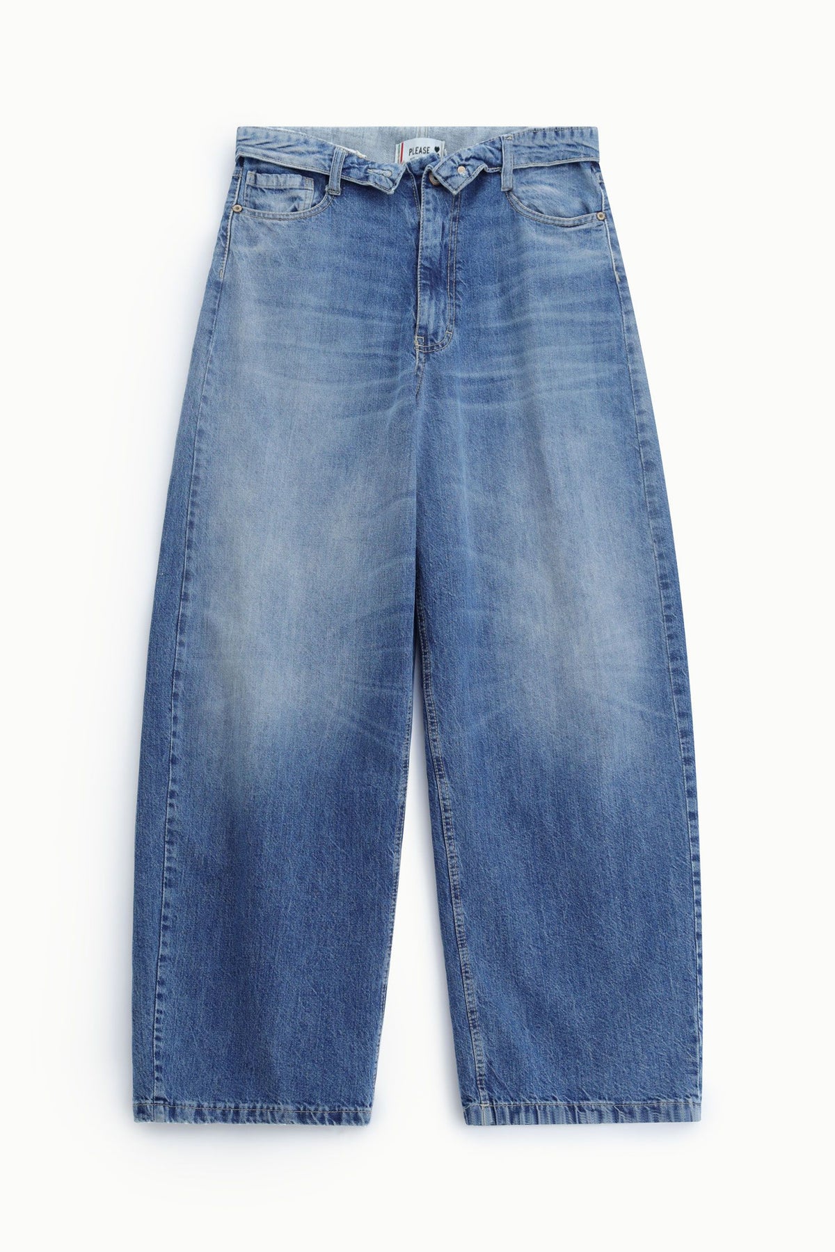 NIKOLA WIDE DENIM PANTS - Vesta Donna