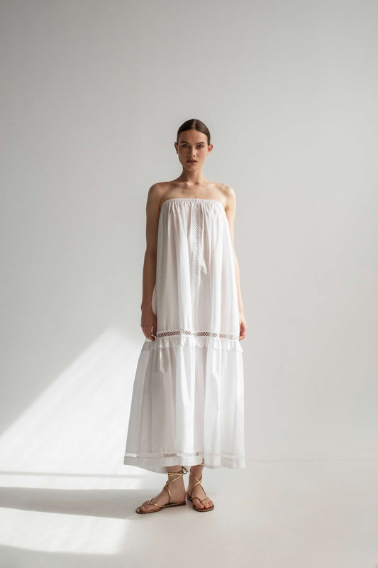 PURITY STRAPLESS DRESS - Vesta Donna