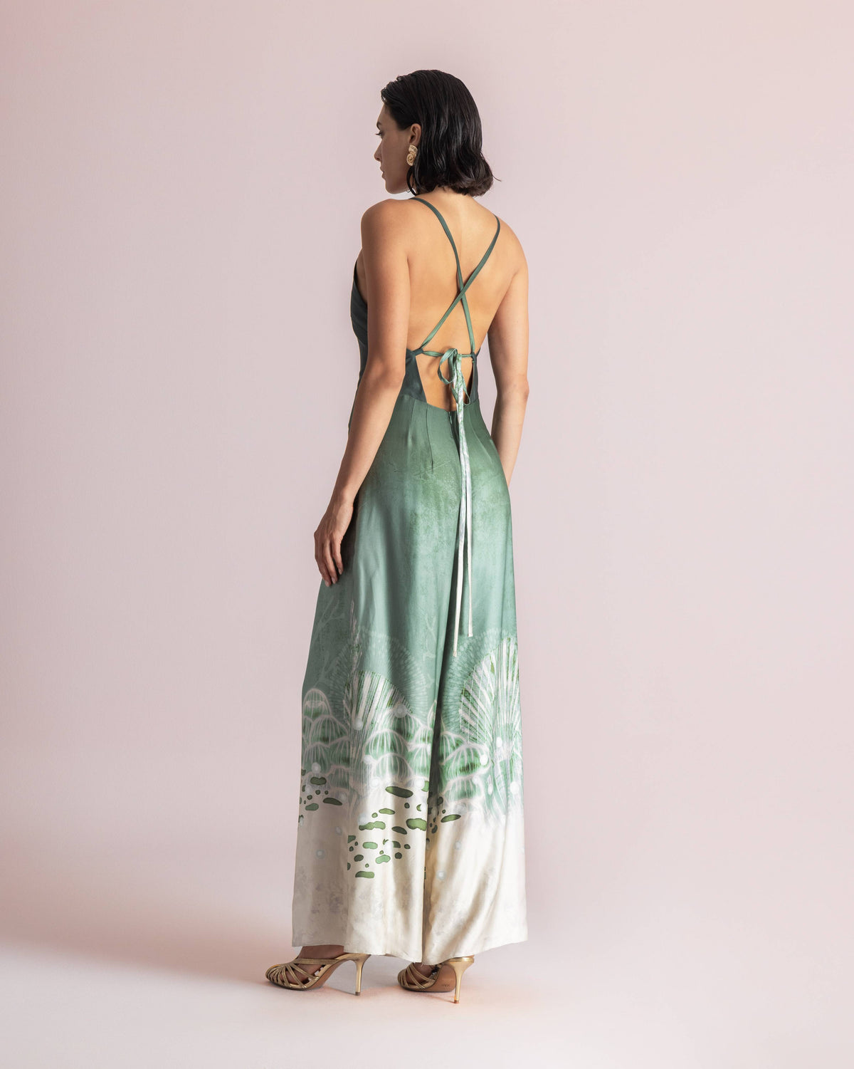 IRIDA JUMPSUIT KHAKI - Vesta Donna