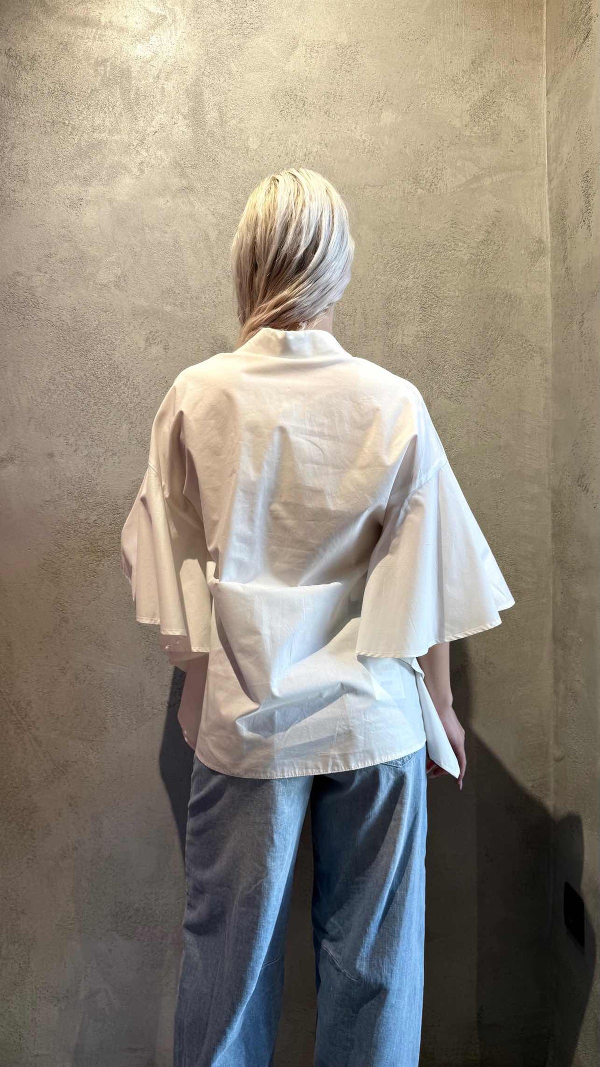SUZIE SHIRT ECRU - Vesta Donna