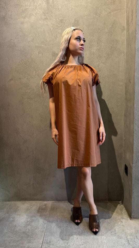 PENNY DRESS CHOCOLATE - Vesta Donna