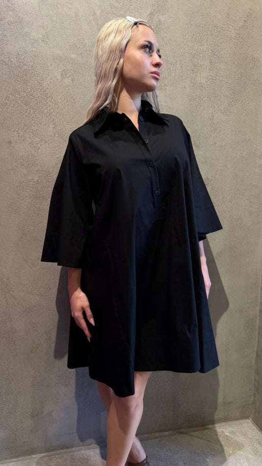 KRISSY DRESS BLACK - Vesta Donna