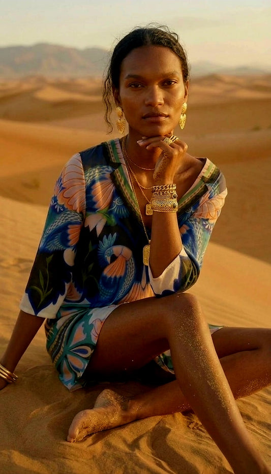 EXOTIC MIRAGE MINI DRESS - Vesta Donna