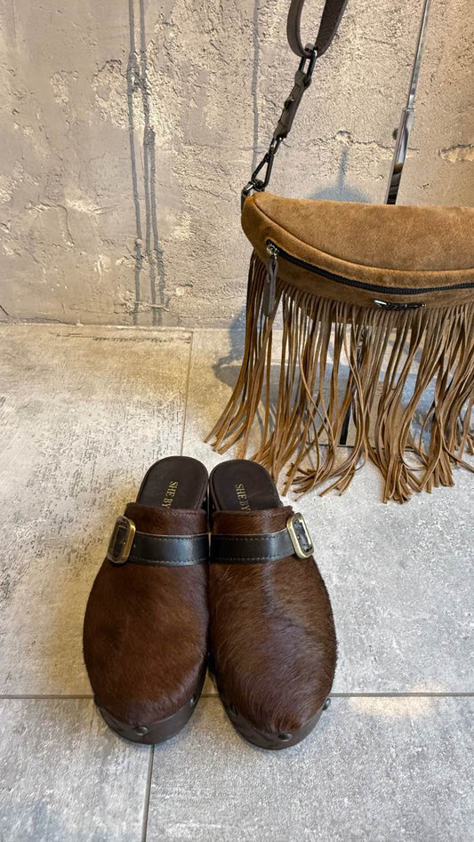 FEDRA PONYSKIN SABOT - Vesta Donna