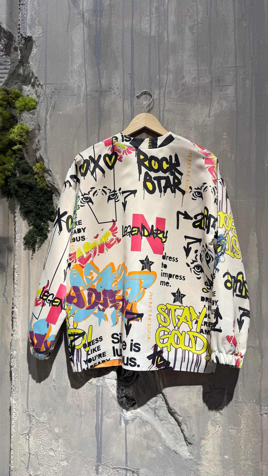 CATCH ME JACKET ECRU - Vesta Donna