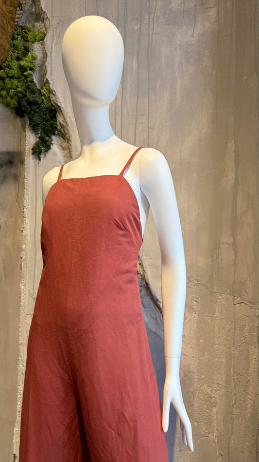 ISABELLA JUMPSUIT CHILI - Vesta Donna