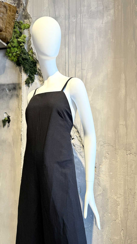 ISABELLA JUMPSUIT BLACK - Vesta Donna