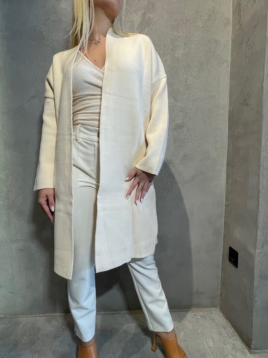 LILLIAN CARDIGAN BEIGE - Vesta Donna