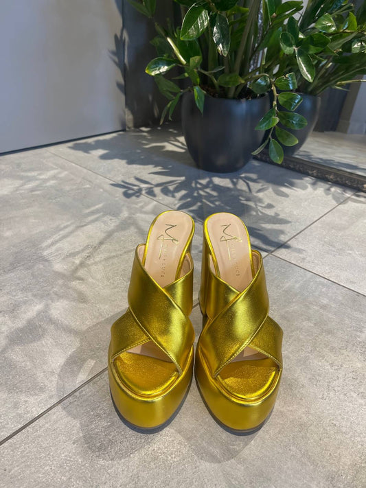 LUCIANA LIME HEELS - Vesta Donna