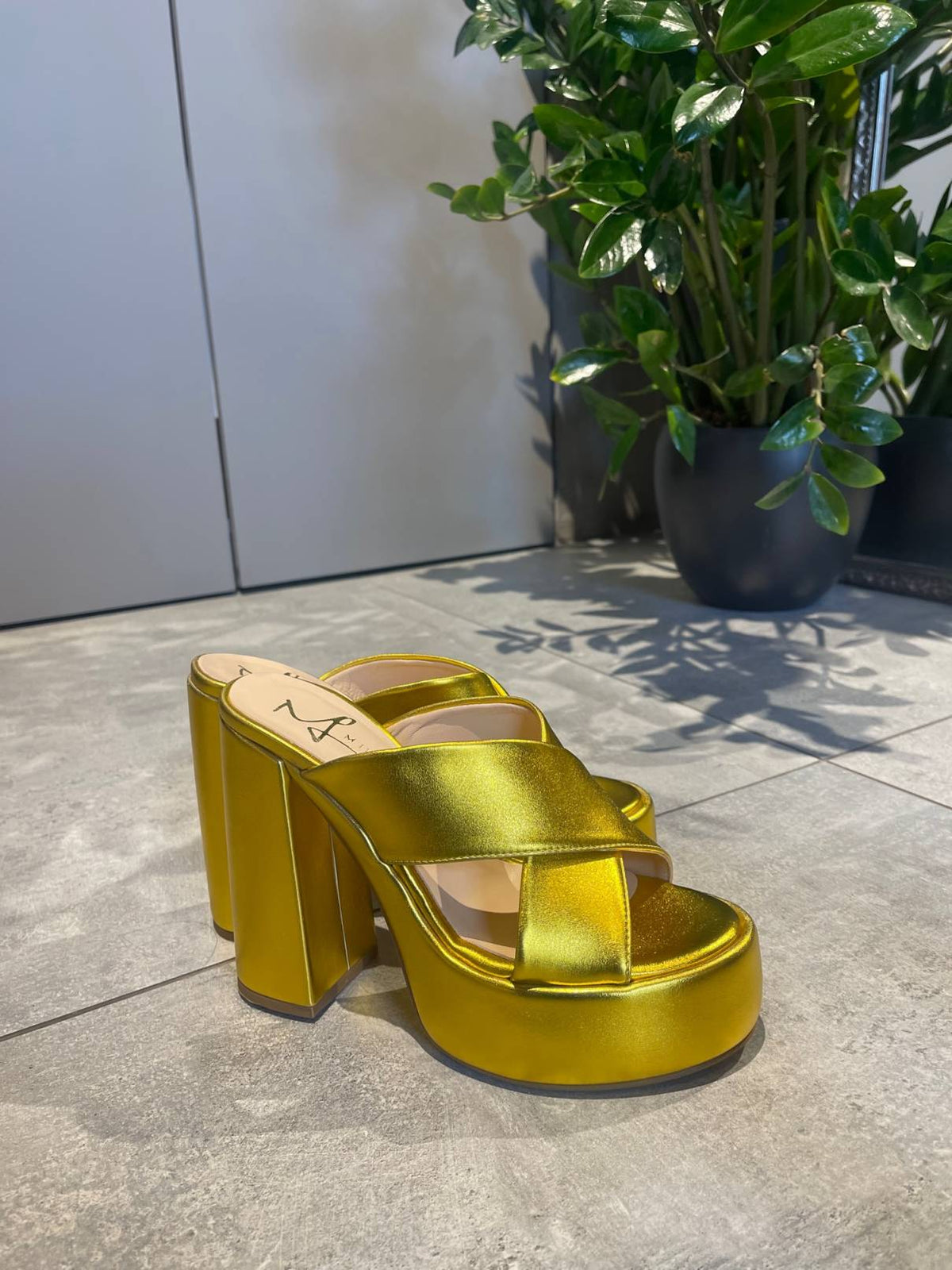 LUCIANA LIME HEELS - Vesta Donna