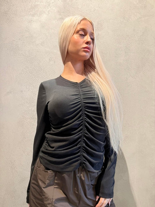 ELLIE TOP BLACK - Vesta Donna