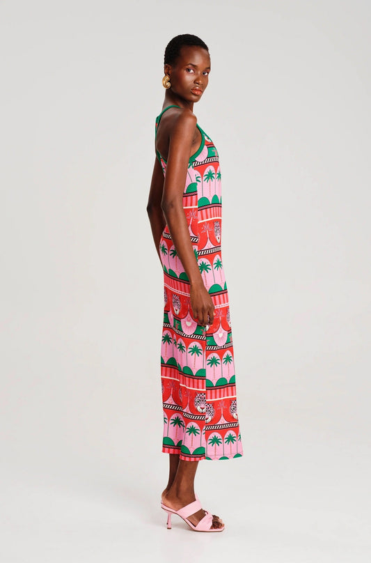 FANTASIA TANK DRESS-Viscose - Vesta Donna