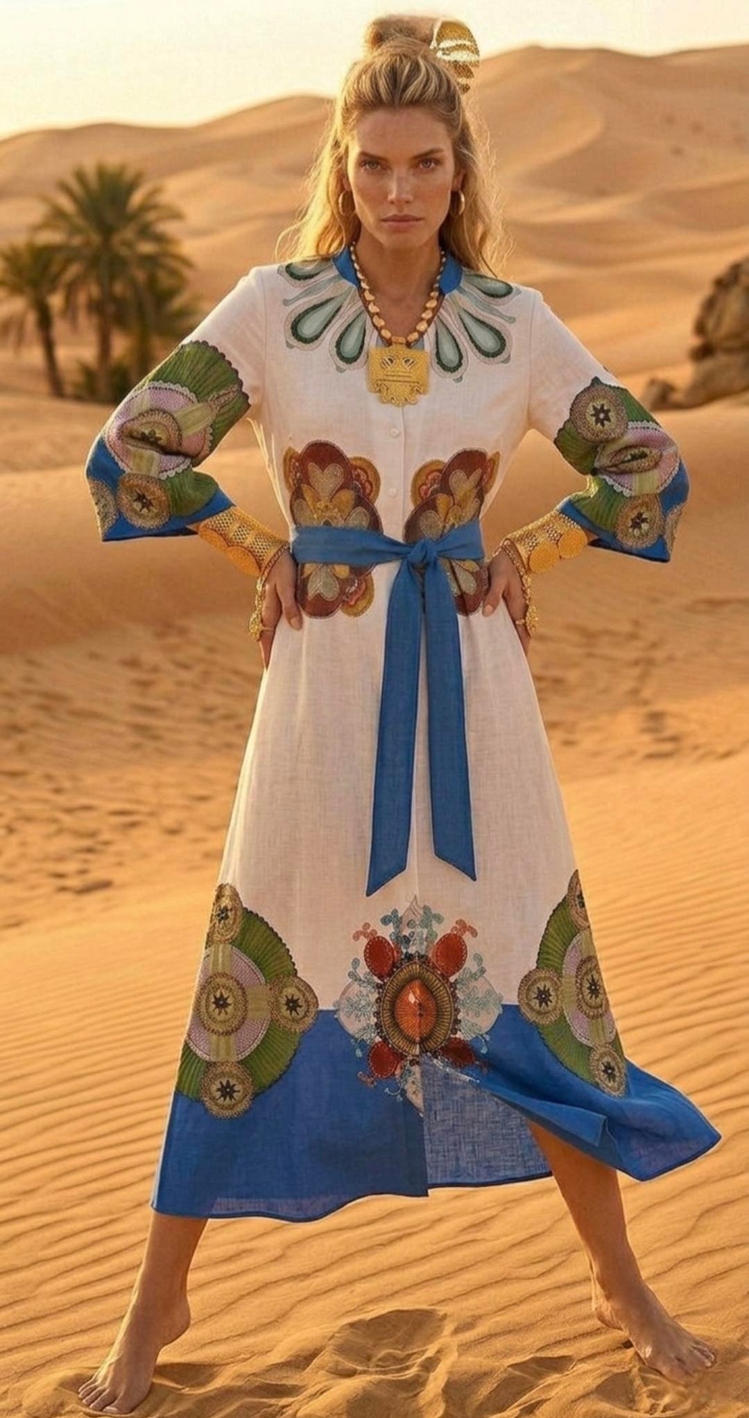 MEDUSSA LONG DRESS - Vesta Donna