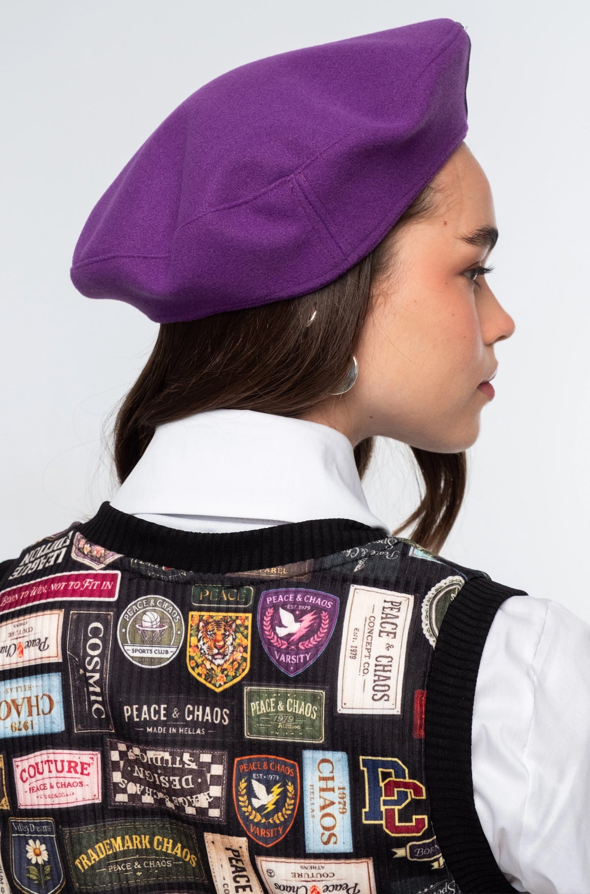 ELITE BERET PURPLE - Vesta Donna