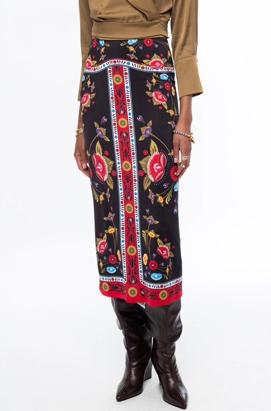 ESSENCE MIDI SKIRT - Vesta Donna