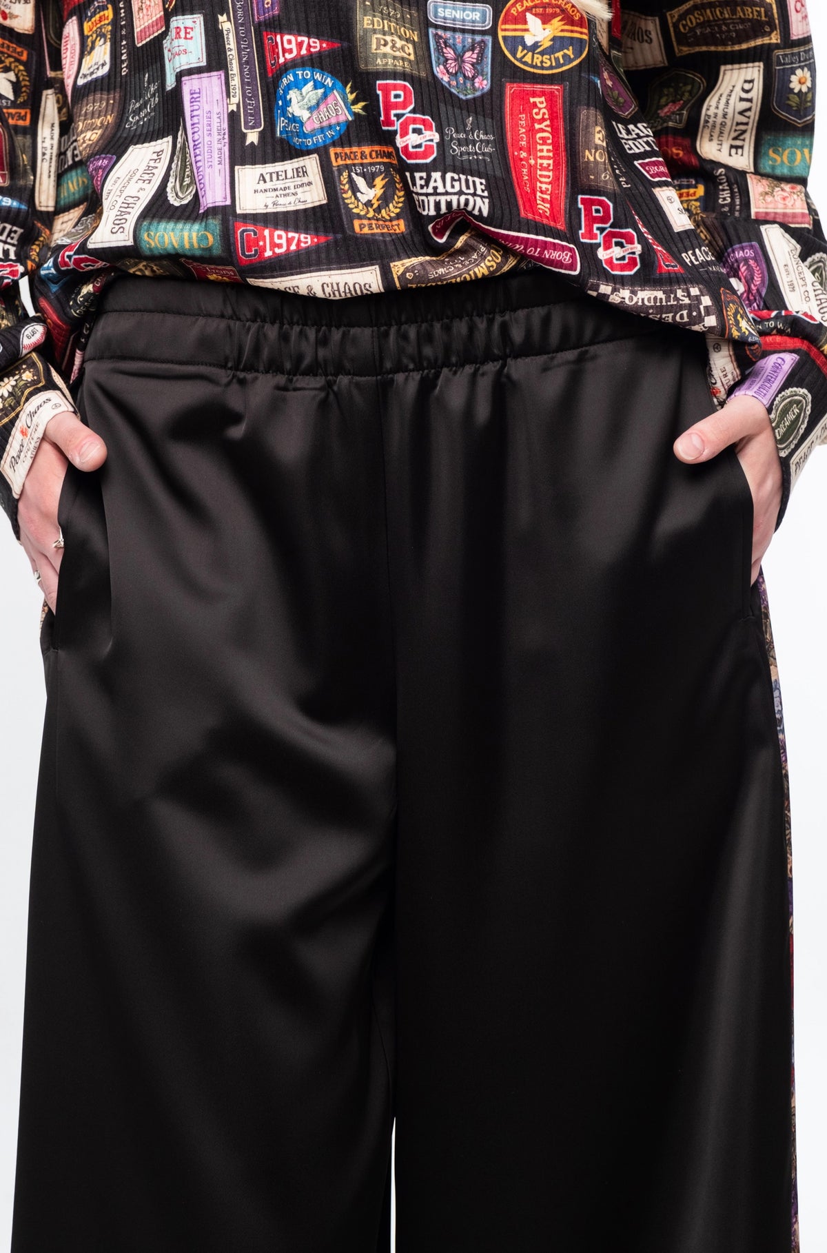 DUCHESS PANTS BLACK - Vesta Donna