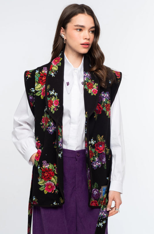 BOUQUET WAISTCOAT - Vesta Donna