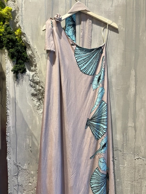 SEASHELL ONE SHOULDER DRESS - Vesta Donna
