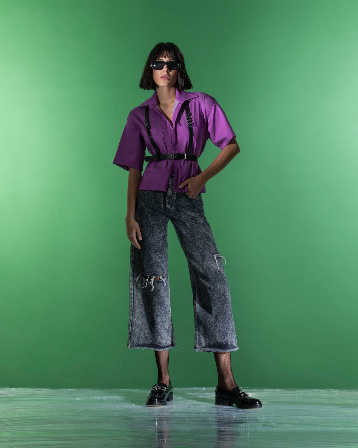 CAMELIA ZIP PANTS - Vesta Donna