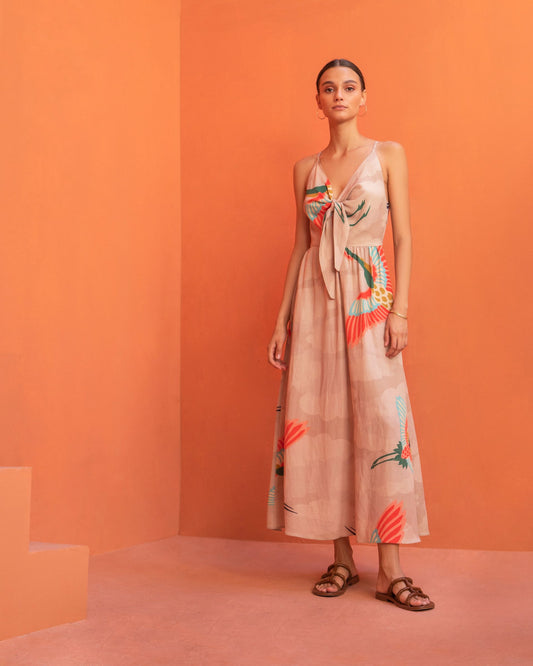 ARDEIDAE KNOT DRESS - Vesta Donna