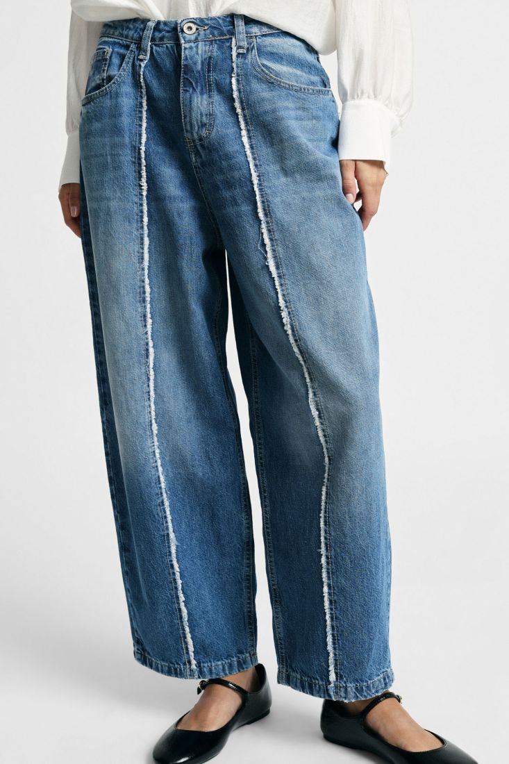  BIANCA SLOUCHY DENIM PANTS - Vesta Donna 