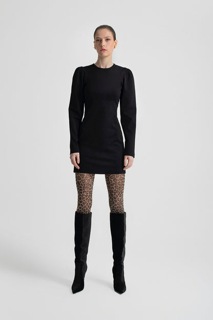  KILEY MINI DRESS BLACK - Vesta Donna 