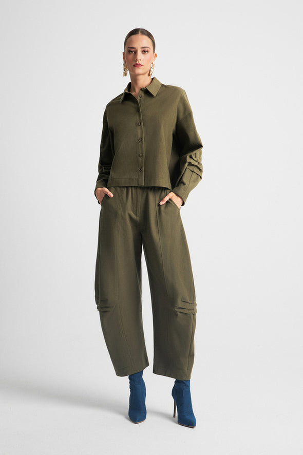  LIZZA PANTS KHAKI - Vesta Donna 
