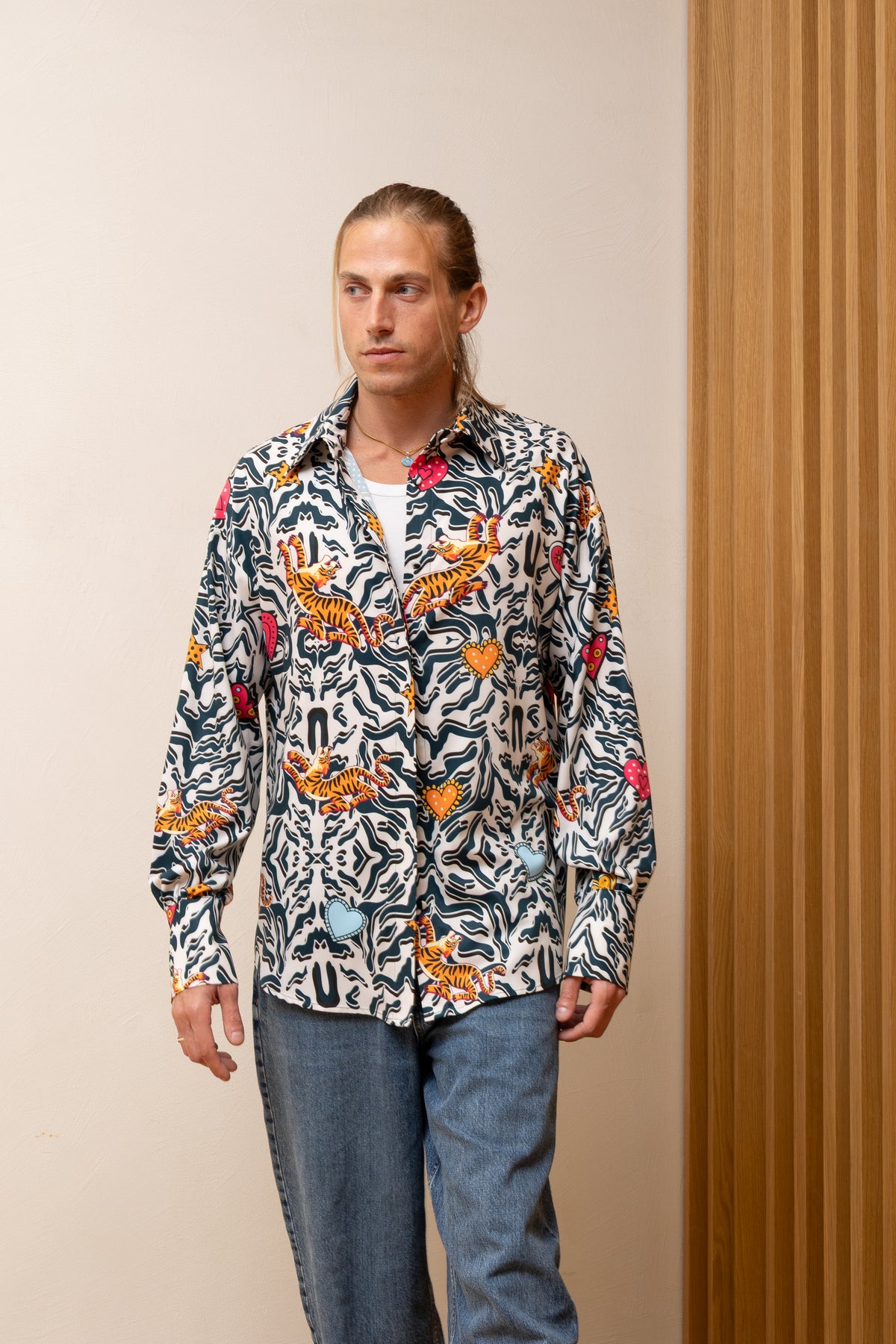  WILD HEART PRINT SHIRT - Vesta Donna 
