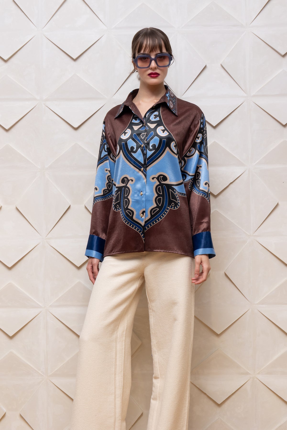  HEYZA PRINT SHIRT - Vesta Donna 