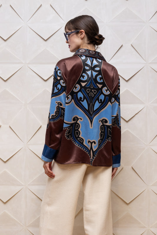  HEYZA PRINT SHIRT - Vesta Donna 