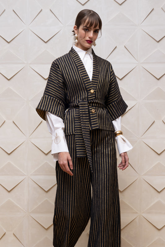  GOLDEN STRIPE SUIT - Vesta Donna 