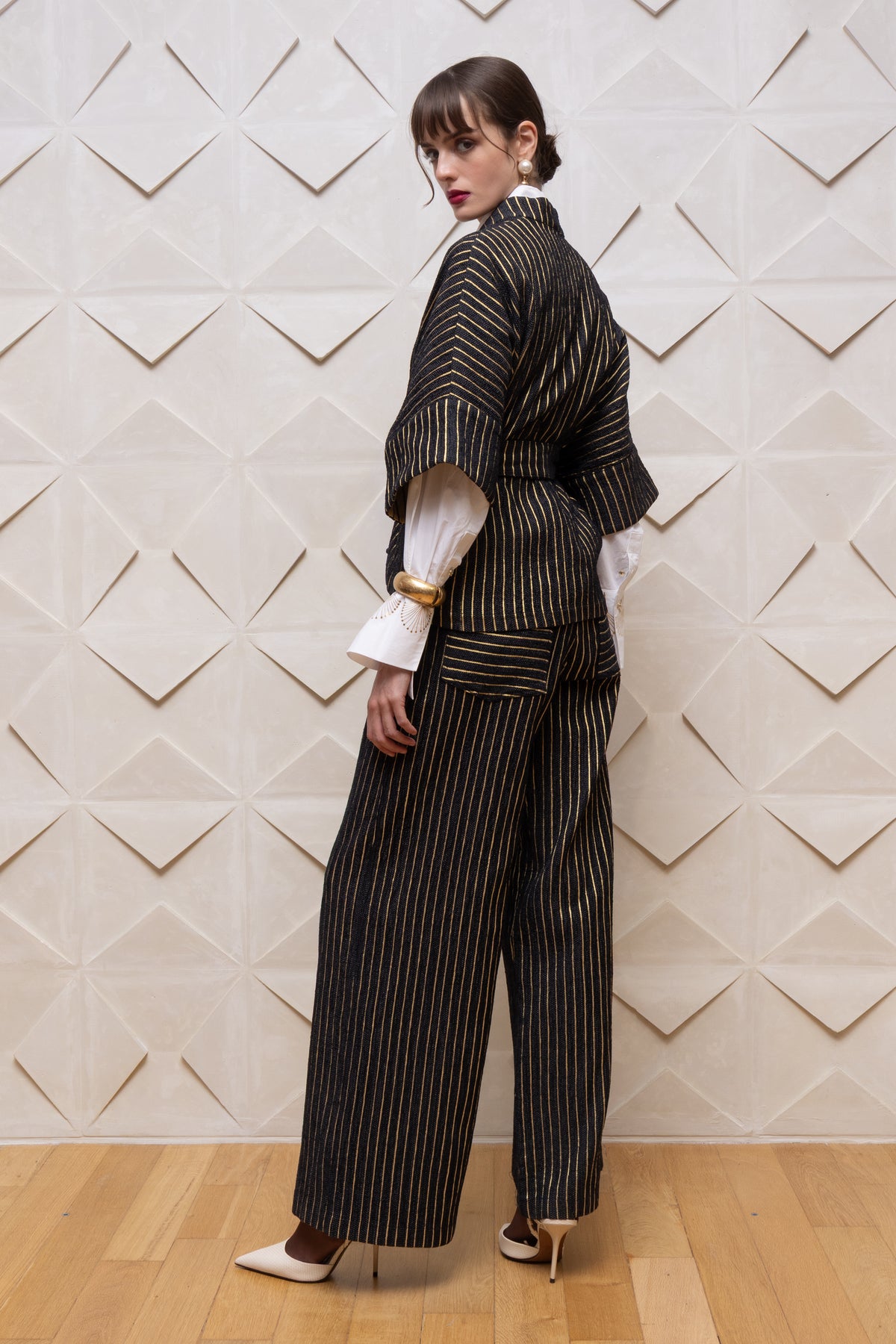  GOLDEN STRIPE SUIT - Vesta Donna 