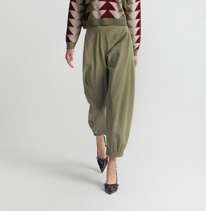  KRISTA PANTS KHAKI - Vesta Donna 
