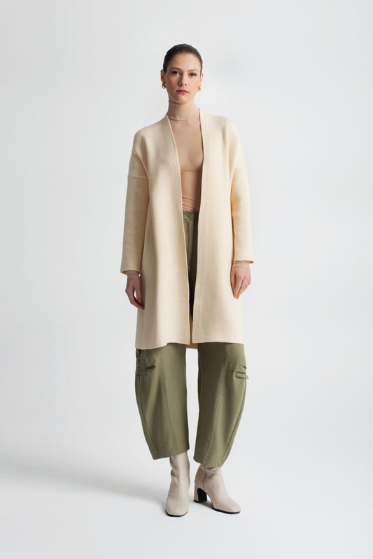 LILLIAN CARDIGAN BEIGE - Vesta Donna 