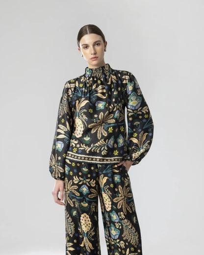  FLOWERS SATIN SET - Vesta Donna 