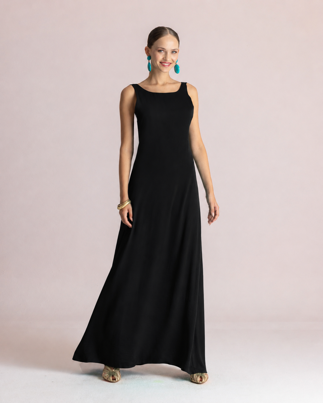  ANTIGONI DRESS BLACK - Vesta Donna 
