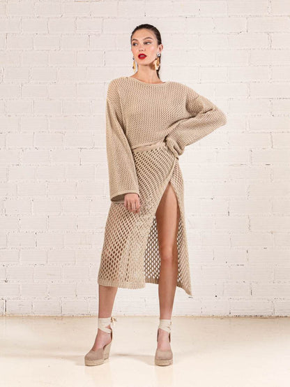  SAVANNAH KNIT SKIRT - Vesta Donna 