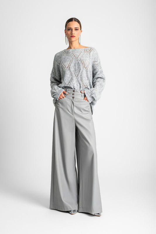  JADI PANTS LIGHT GREY - Vesta Donna 