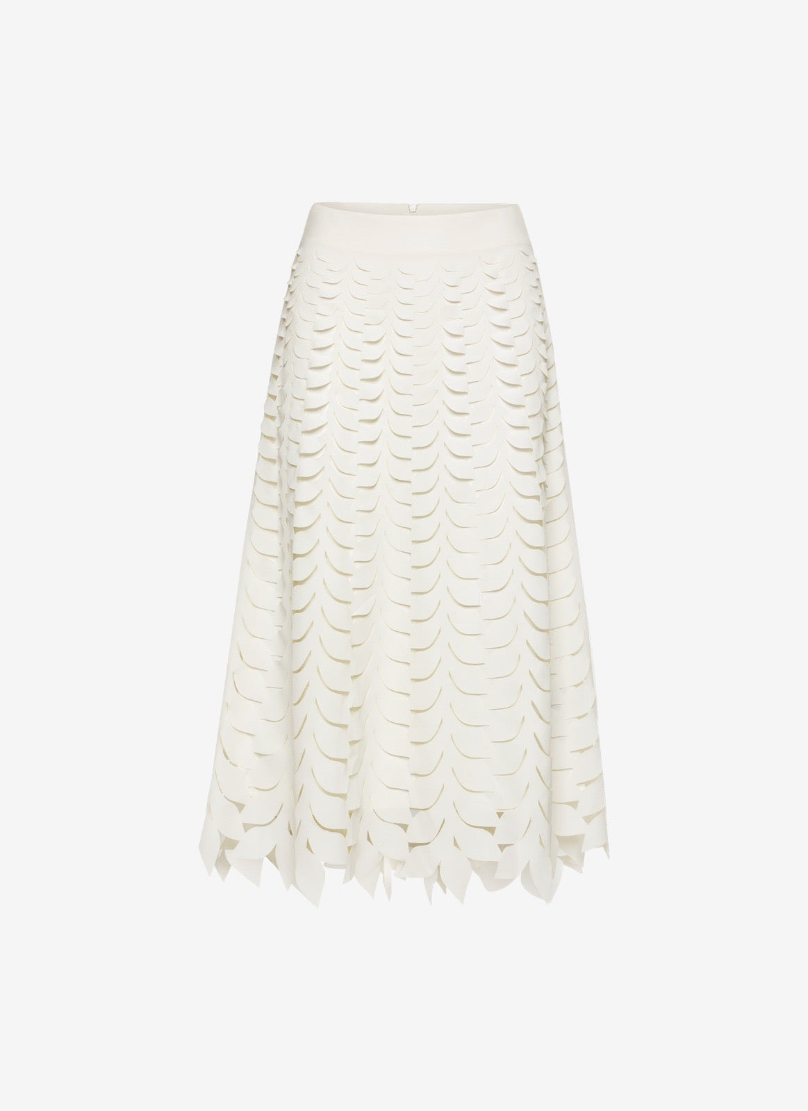  LUISA MIDI SKIRT A-LINE WHITE - Vesta Donna 