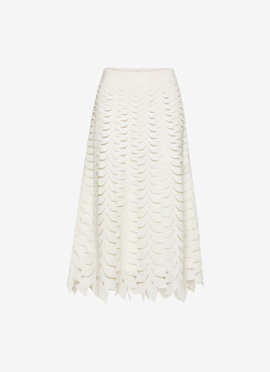  LUISA MIDI SKIRT A-LINE WHITE - Vesta Donna 