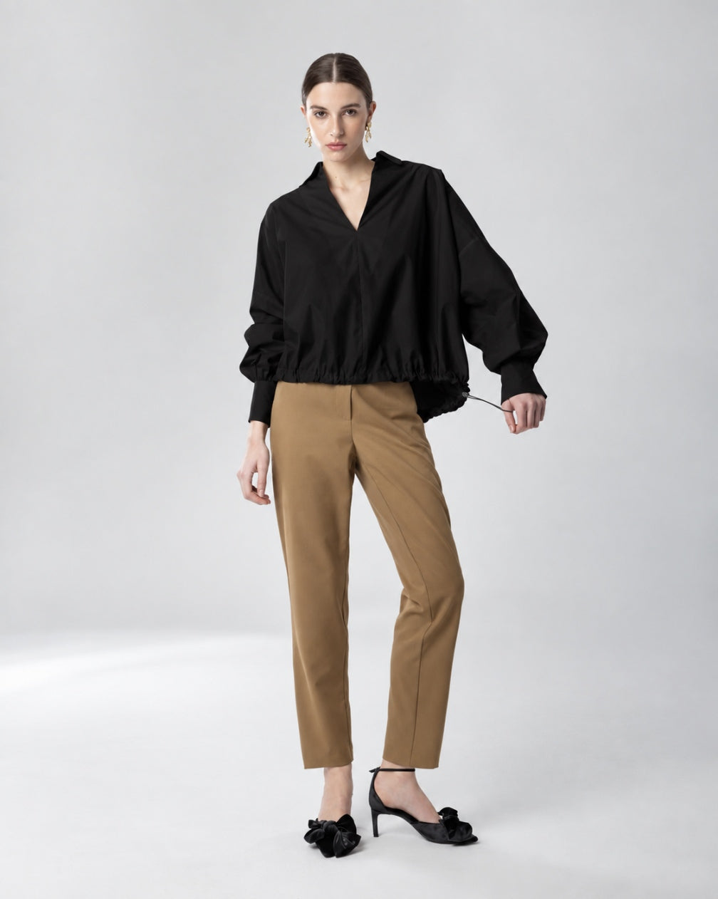  ZINEL SHIRT BLACK - Vesta Donna 