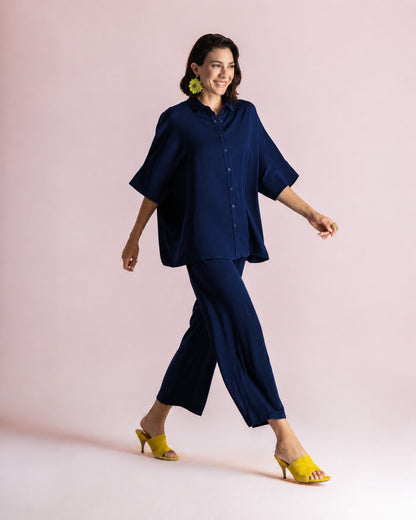  KELLY PANTS BLUE - Vesta Donna 