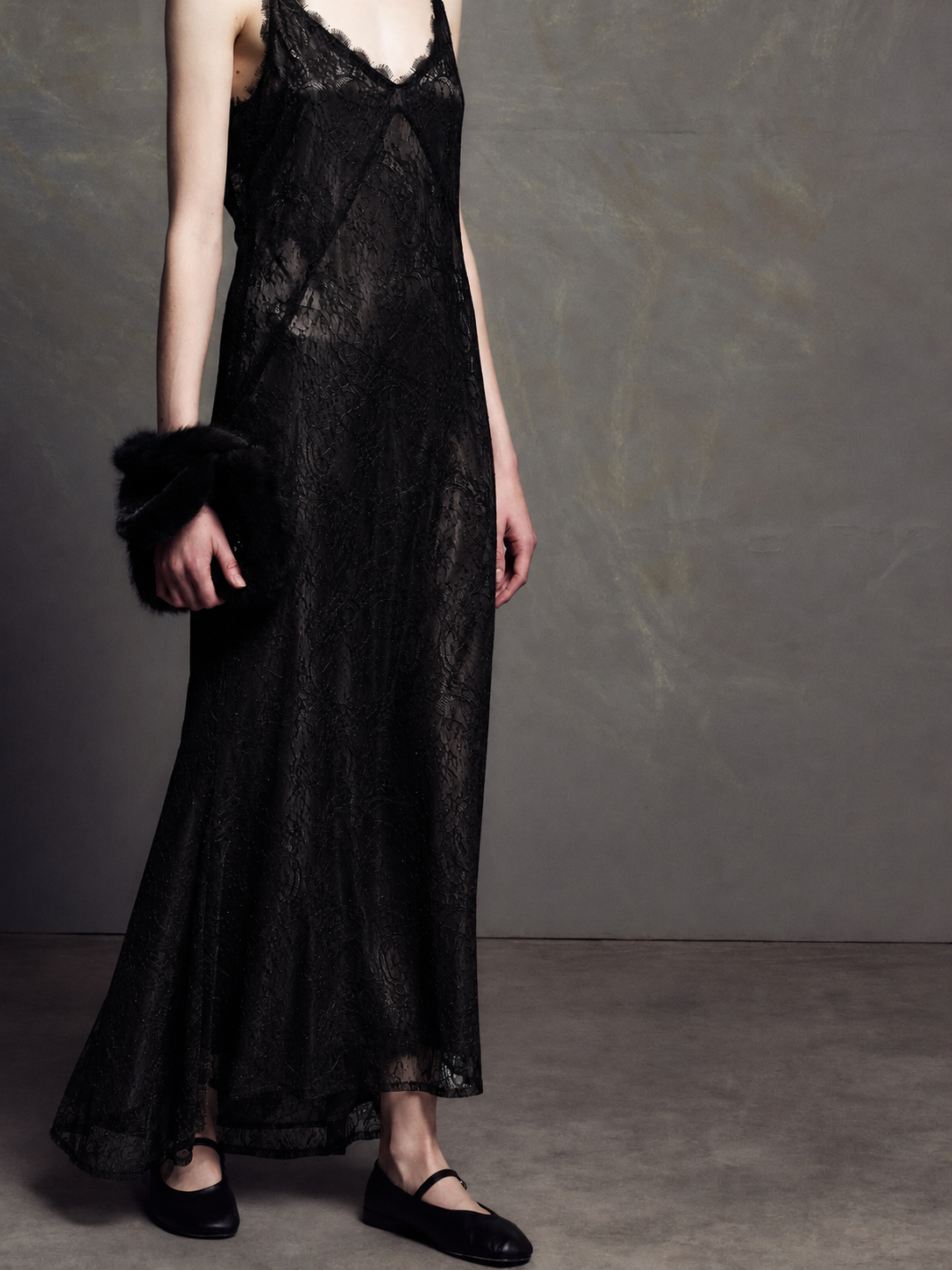  ELAN LACE DRESS BLACK - Vesta Donna 