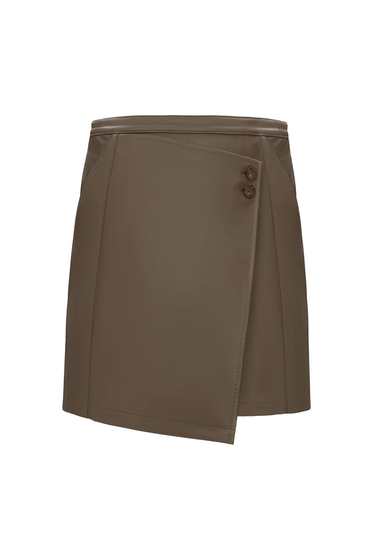  ONIA ECO LEATHER SKIRT - Vesta Donna 