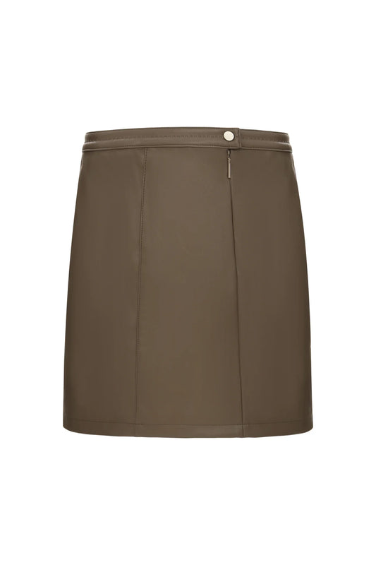  ONIA ECO LEATHER SKIRT - Vesta Donna 