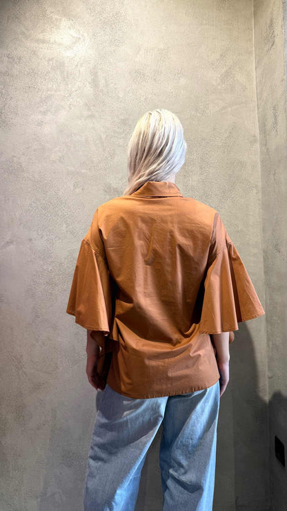  SUZIE SHIRT CHOCOLATE - Vesta Donna 