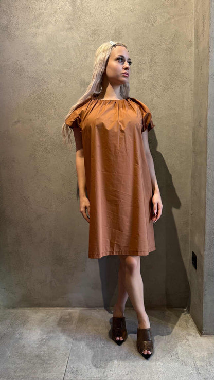  PENNY DRESS CHOCOLATE - Vesta Donna 