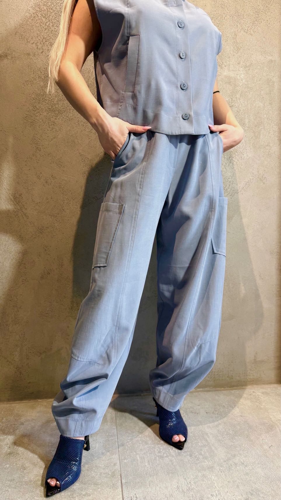  ALENA SET LIGHT BLUE - Vesta Donna 