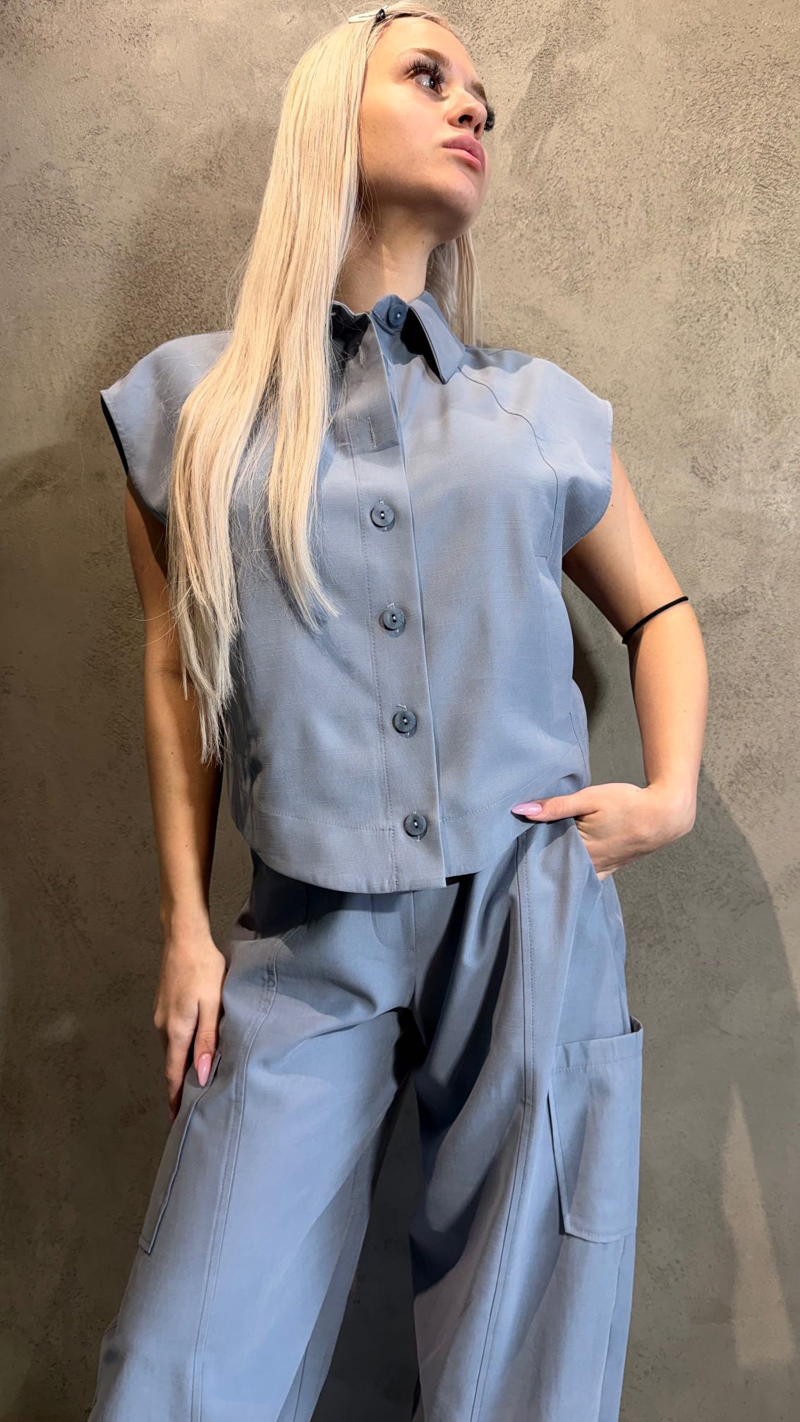 ALENA SET LIGHT BLUE - Vesta Donna 