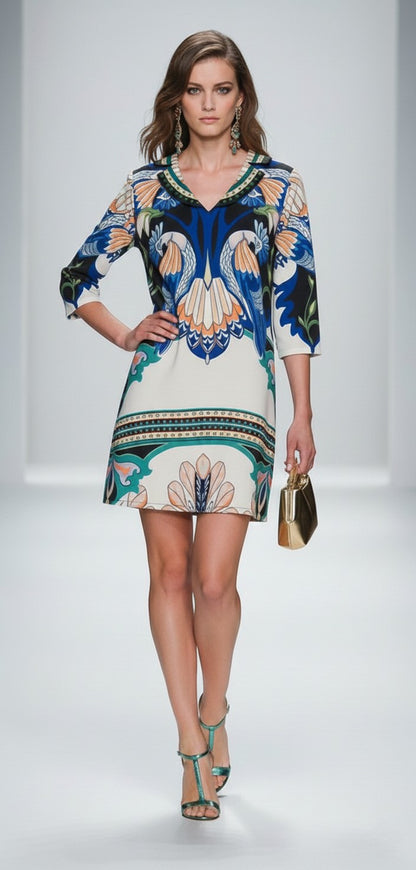  EXOTIC MIRAGE MINI DRESS - Vesta Donna 